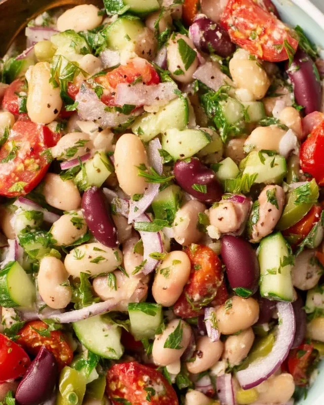 Mediterranean Bean Salad
