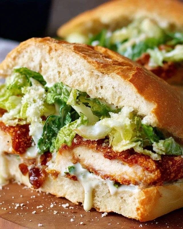 Crispy Chicken Caesar Sandwich