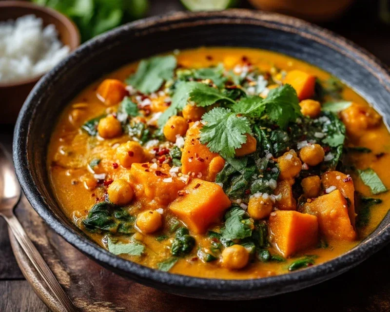 Sweet Potato and Chickpea Curry