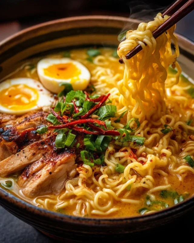 Creamy Garlic Chicken Ramen: An Incredible Ultimate Recipe