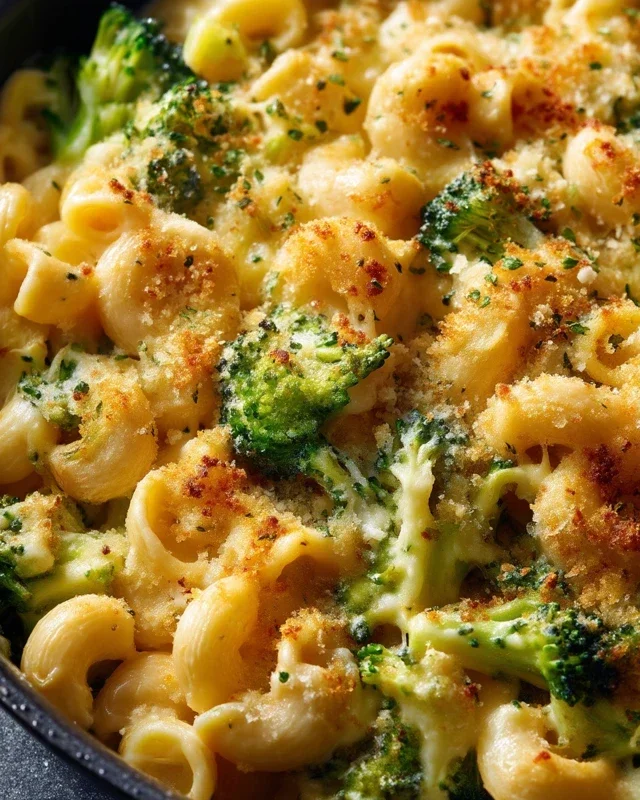One Pot Healthy Broccoli Mac and Cheese