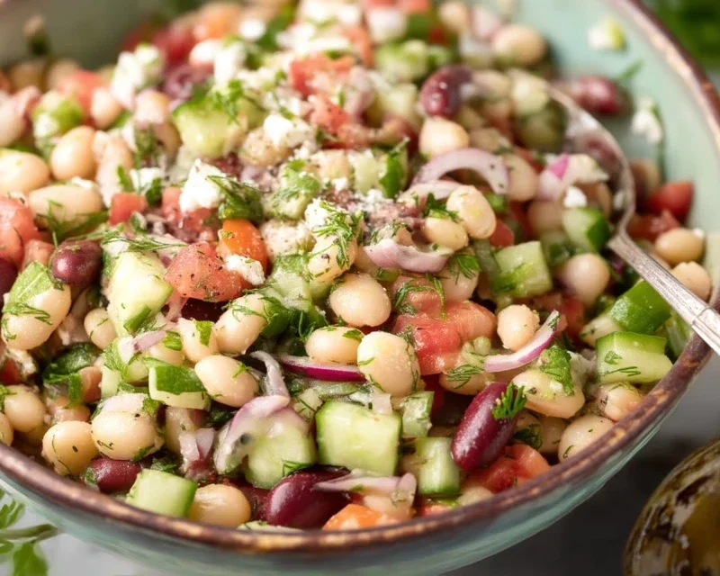 Mediterranean Bean Salad