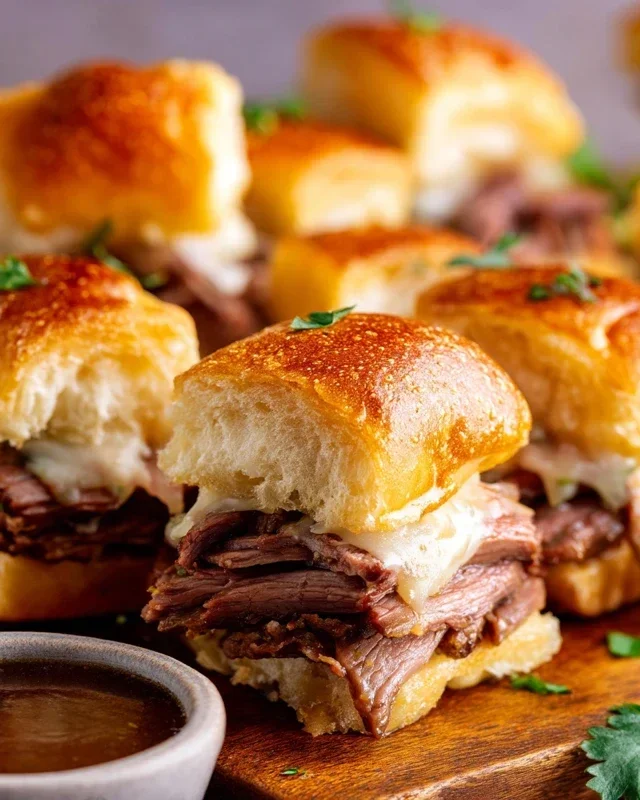 Easy French Dip Sliders Recipe