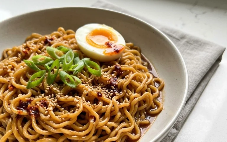 Easy Saucy Ramen Noodles