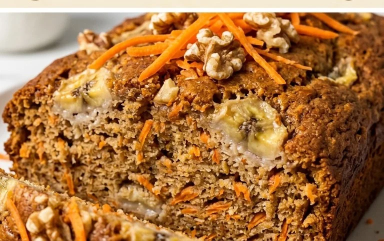 Dairy Free Carrot Cake Banana Bread