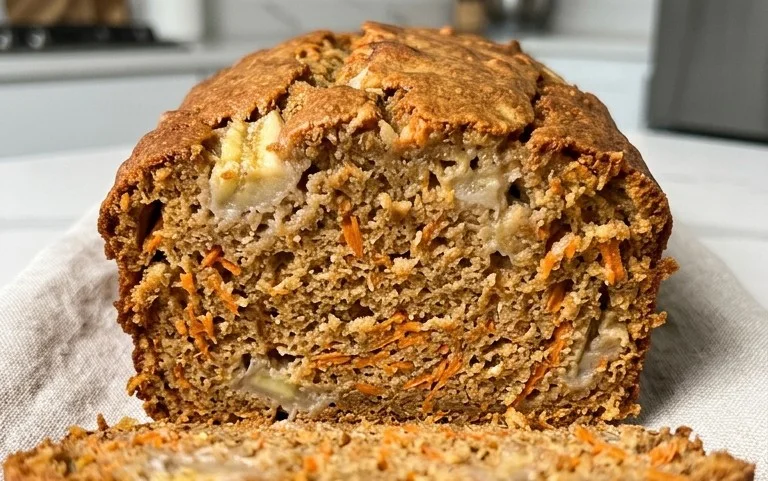 Dairy Free Carrot Cake Banana Bread