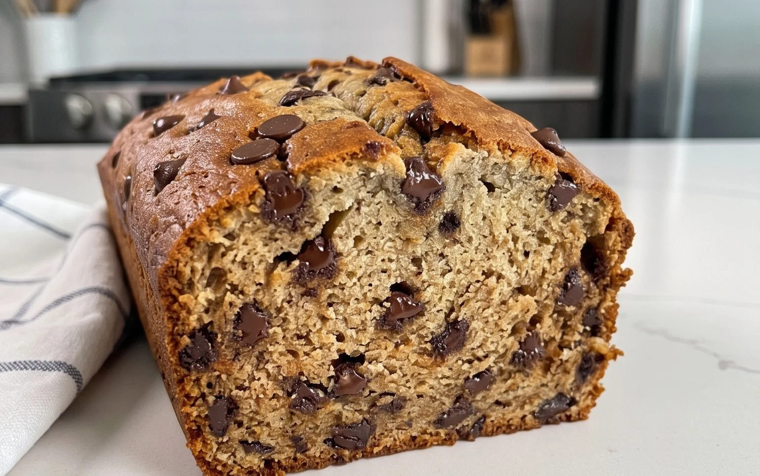 Easy Chocolate Chip Banana Bread