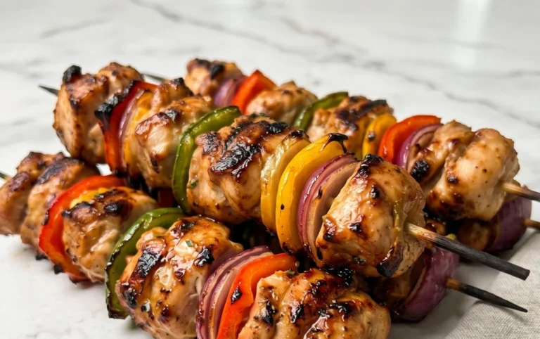 Air Fryer Chicken Skewers (VIDEO)