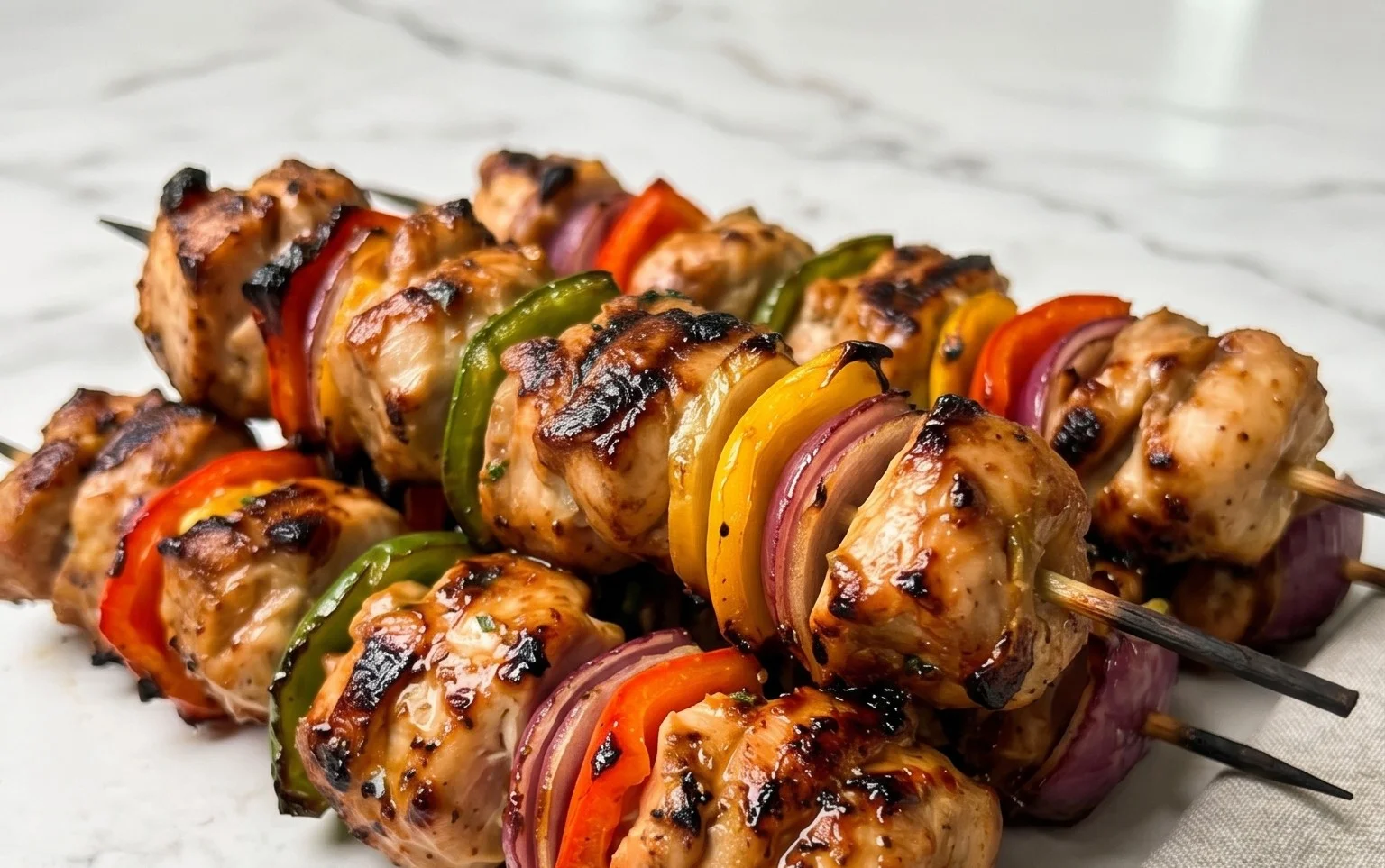 Air Fryer Chicken Skewers (VIDEO)