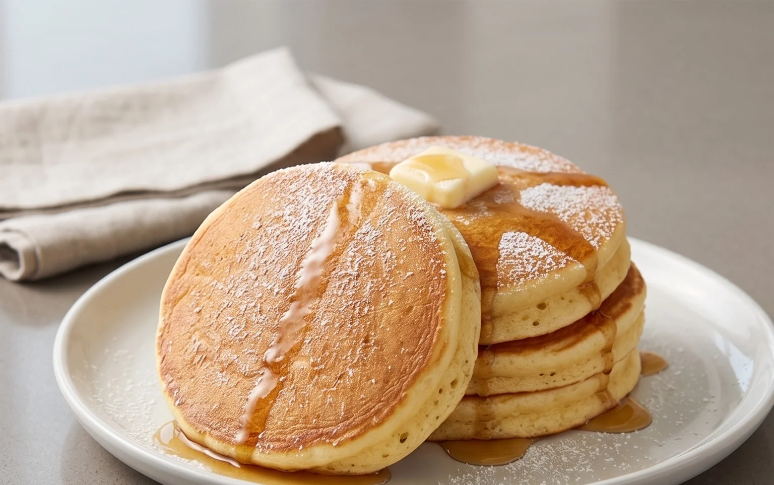 Fluffy Japanese Soufflé Pancakes