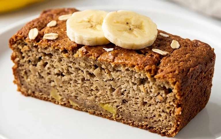Healthy 5-Ingredient Flourless Banana Bread