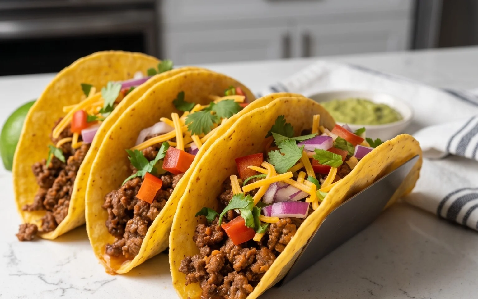 Crispy Ground Beef Tacos