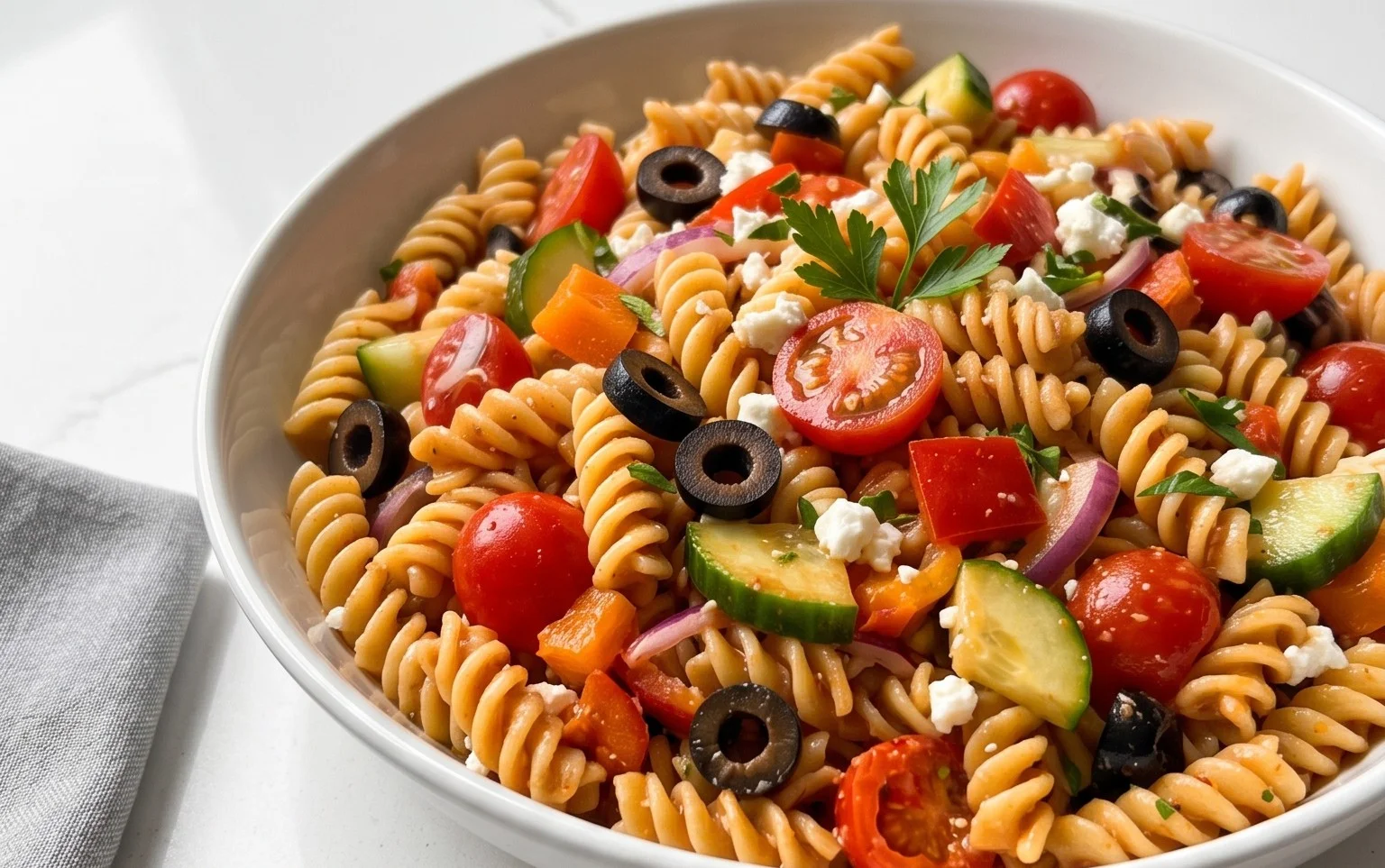 French Dressing Pasta Salad