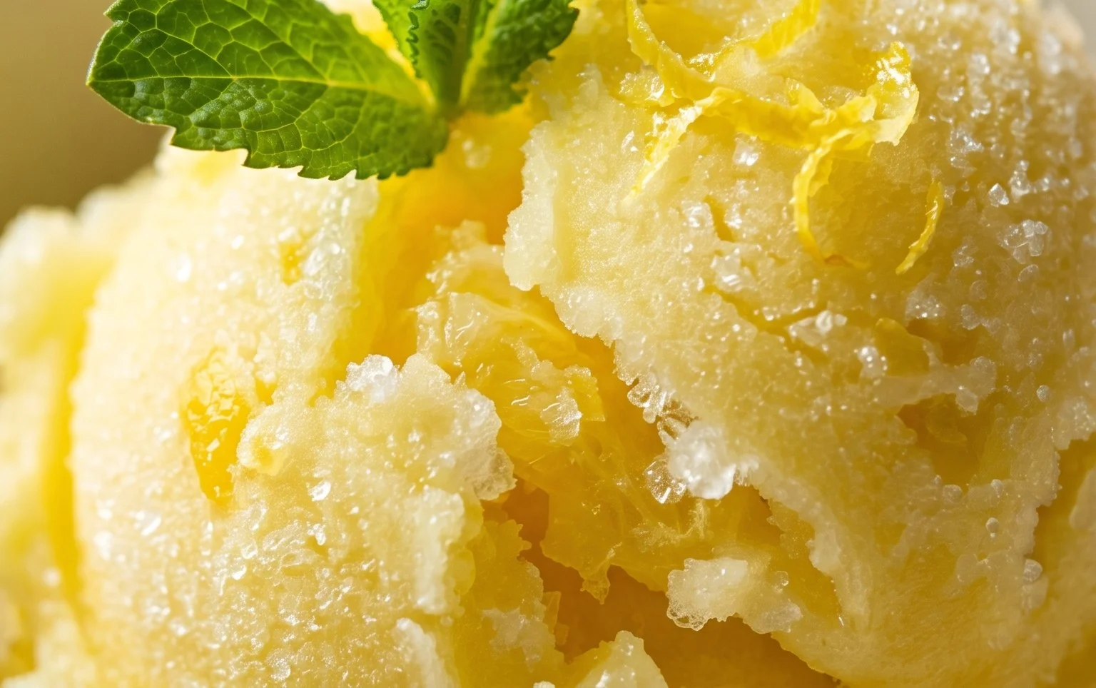 Lemon Sorbet