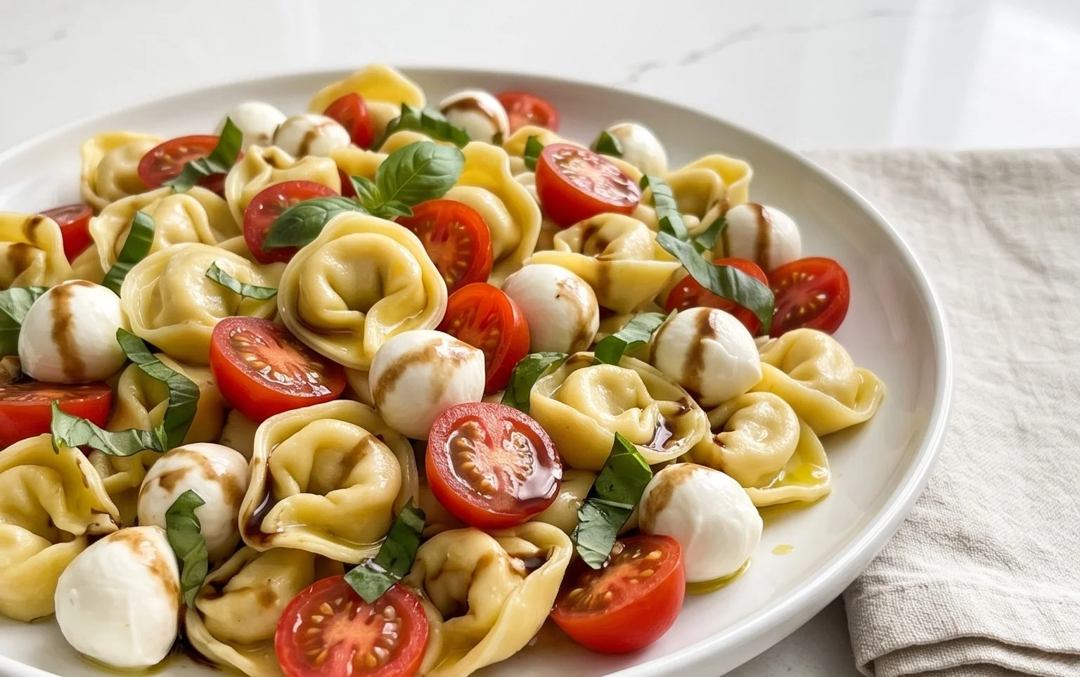 Tortellini Caprese Salad