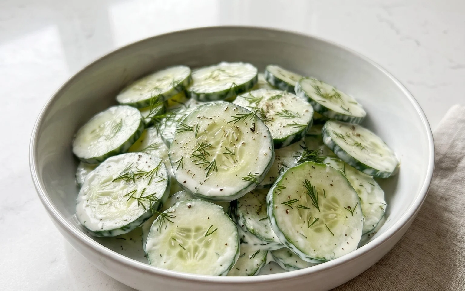 Polish Cucumber Salad