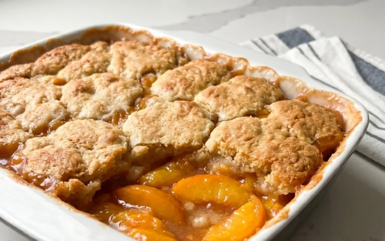 Fresh Peach Cobbler