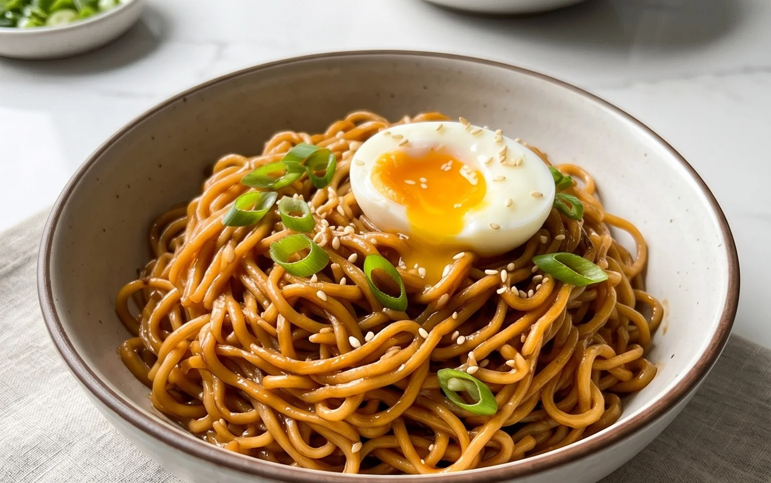 Easy Saucy Ramen Noodles
