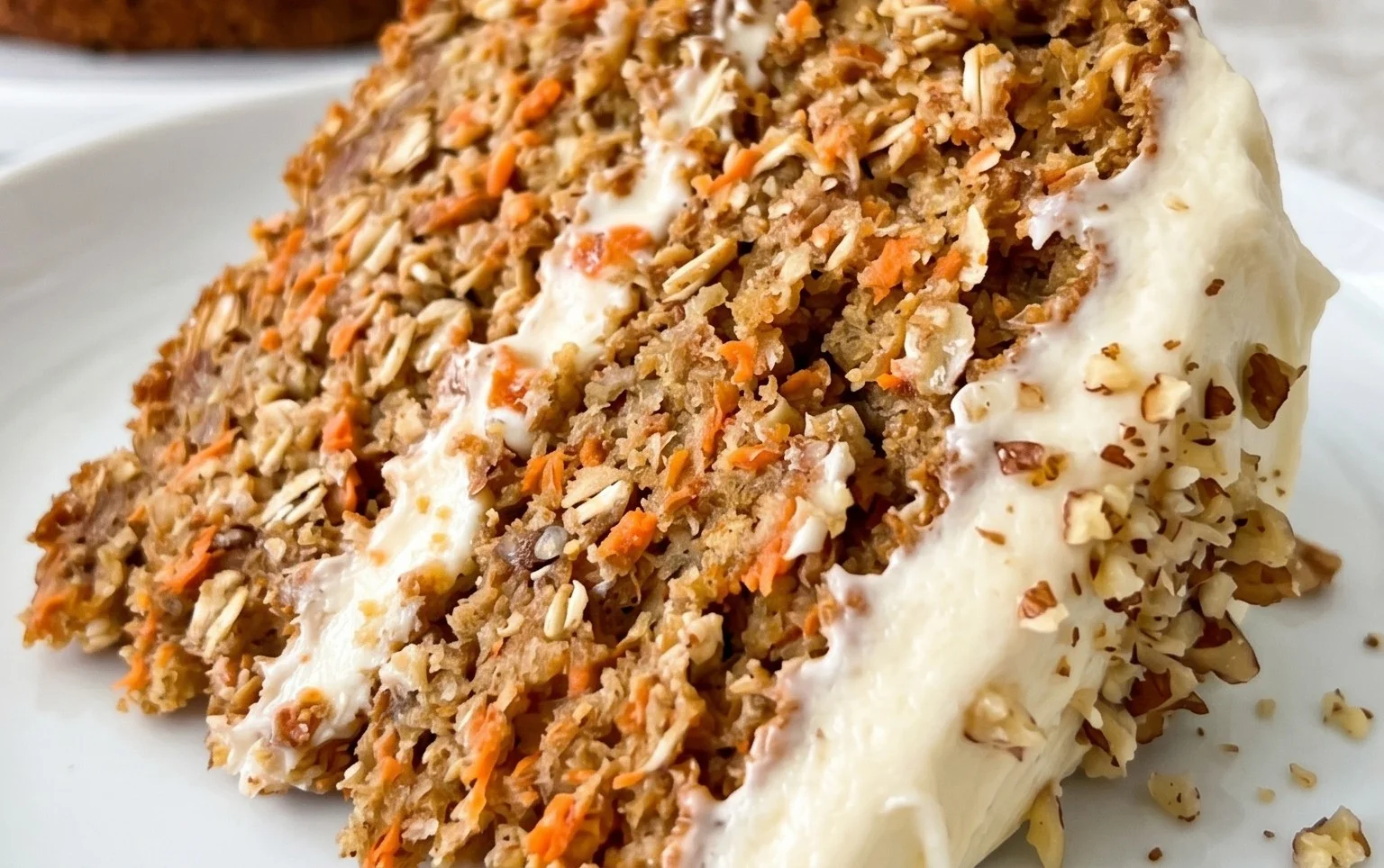 Easy Flourless Oatmeal Carrot Cake Recipe