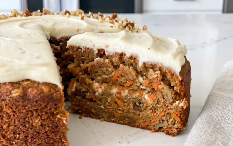 Easy Flourless Oatmeal Carrot Cake Recipe