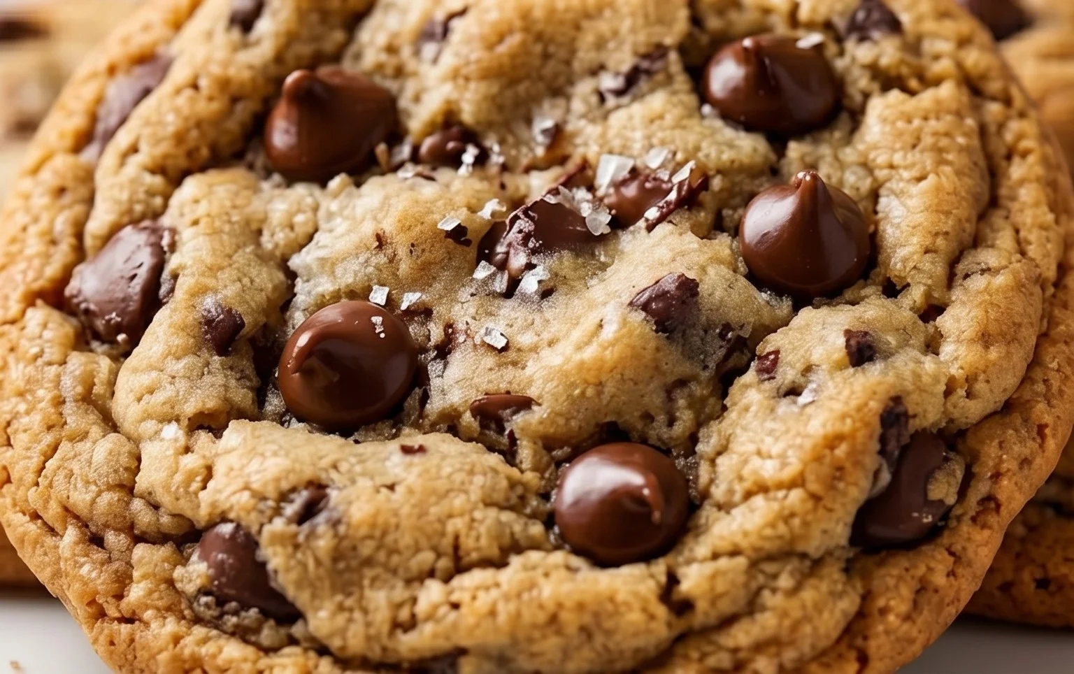 Crispy and Chewy Chocolate Chip Cookies