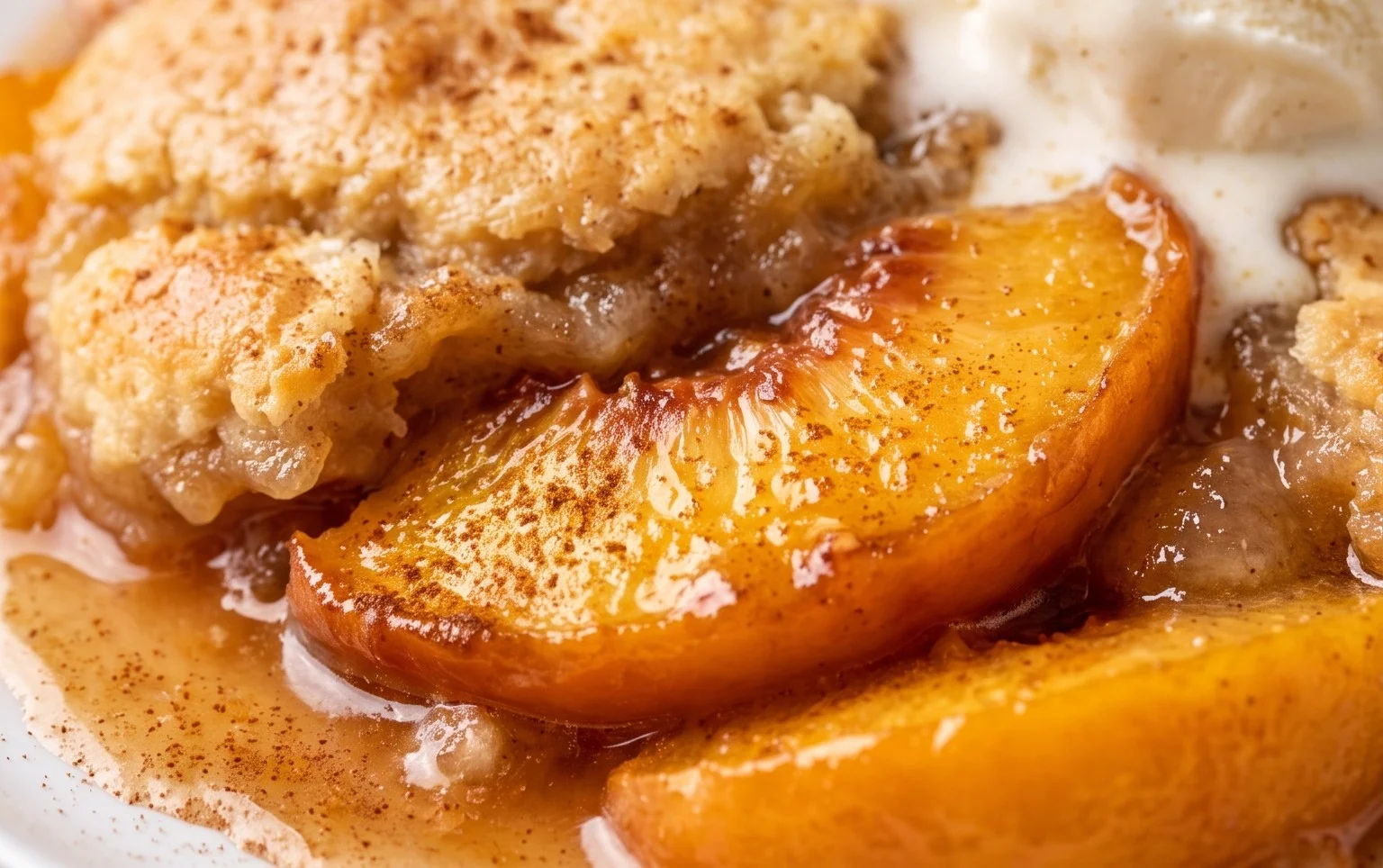 The Easiest Southern Peach Cobbler