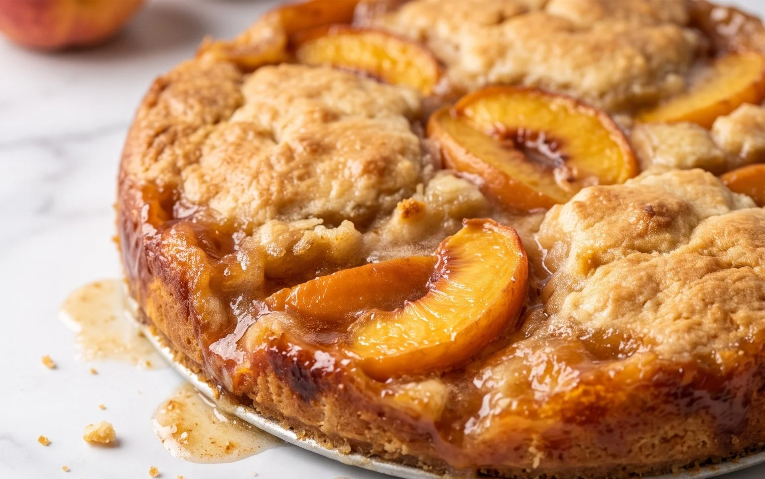 The Easiest Southern Peach Cobbler