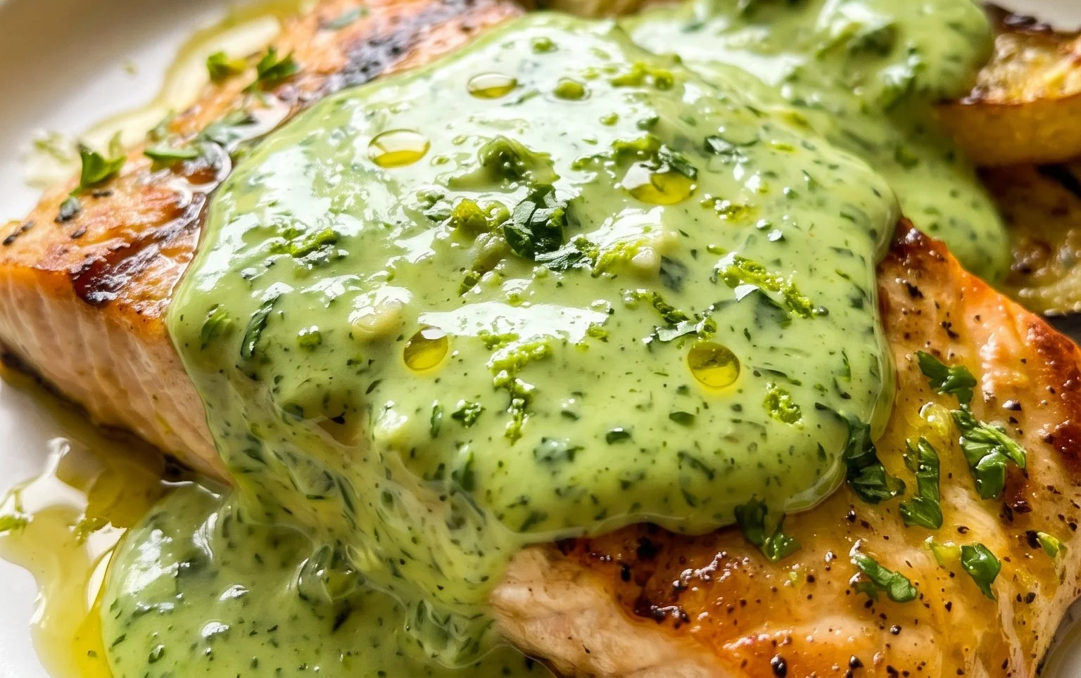 Creamy Garlic Lime Cilantro Sauce