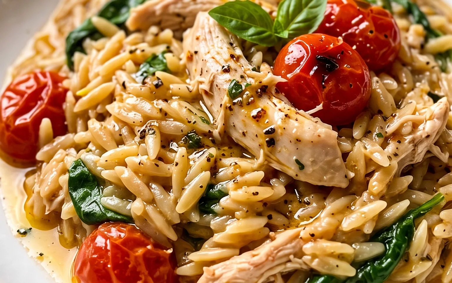 Chicken Orzo (30-Minutes, One-Pan)