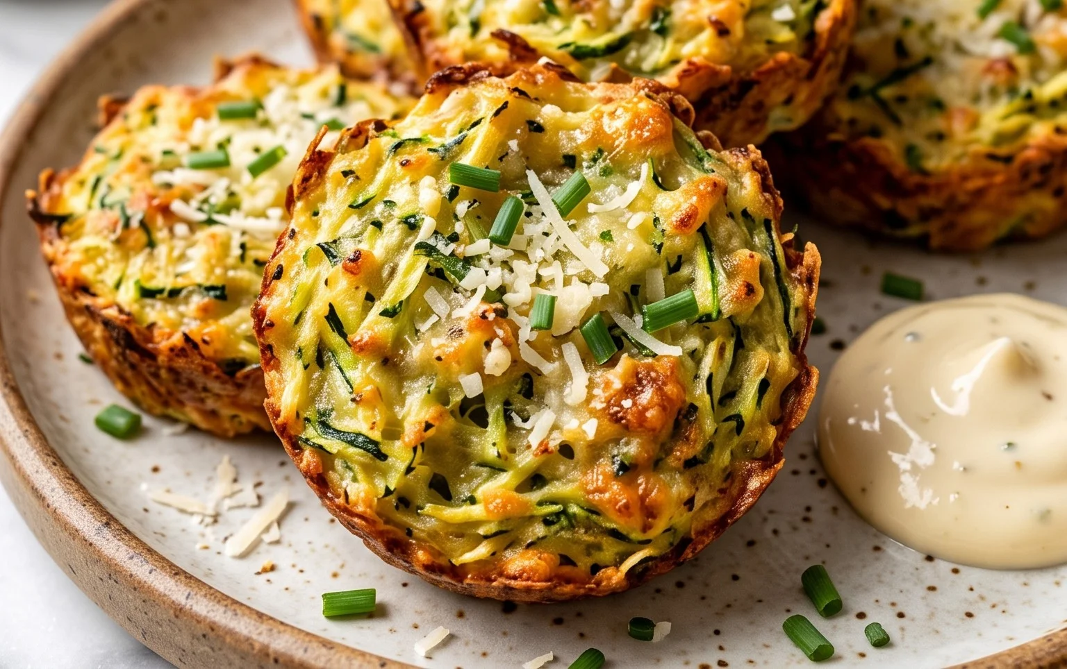 Zucchini Garlic Bites