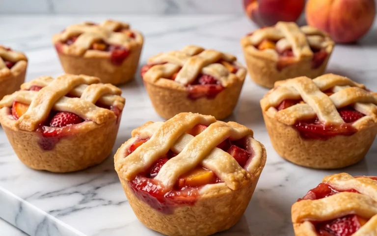 Strawberry Peach Pie Bites