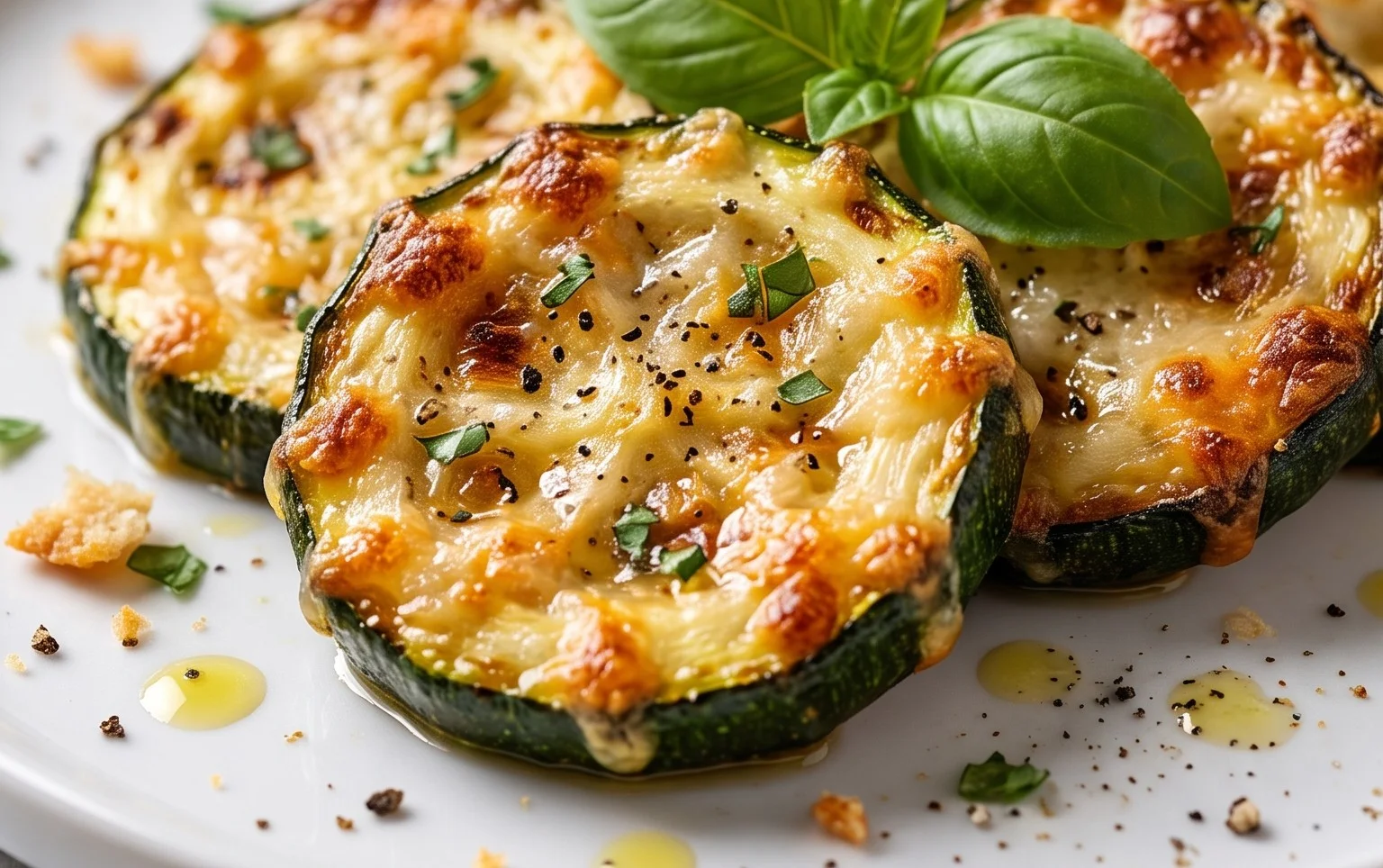 Baked Parmesan Zucchini