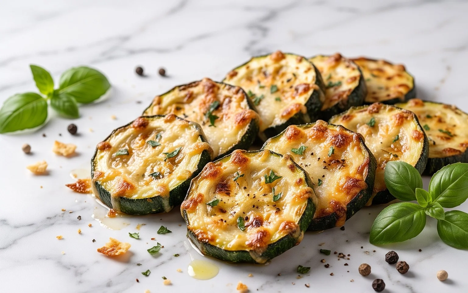 Baked Parmesan Zucchini