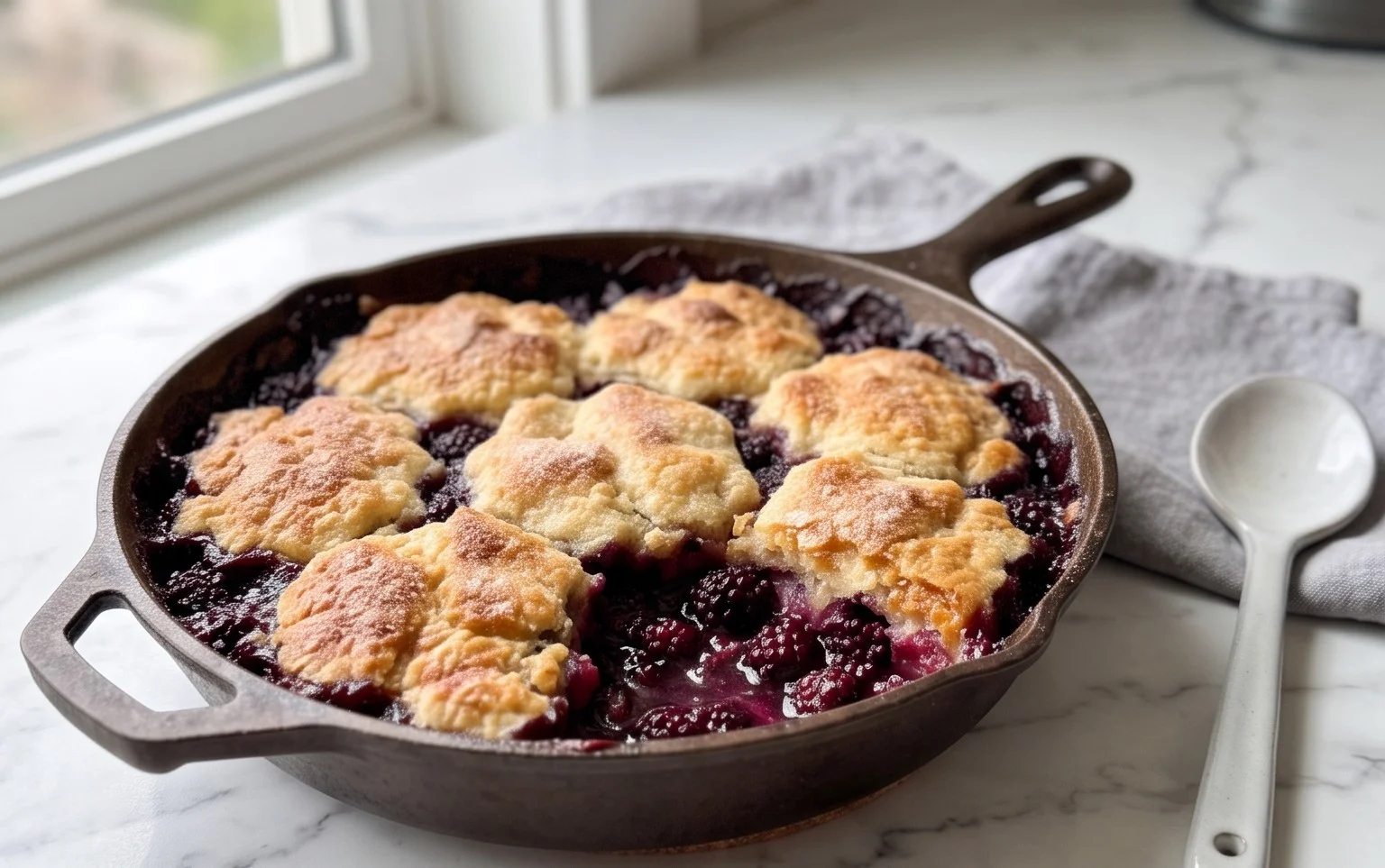 The Pioneer Women's Blackberry Cobbler