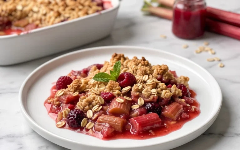 Easy Rhubarb Crisp
