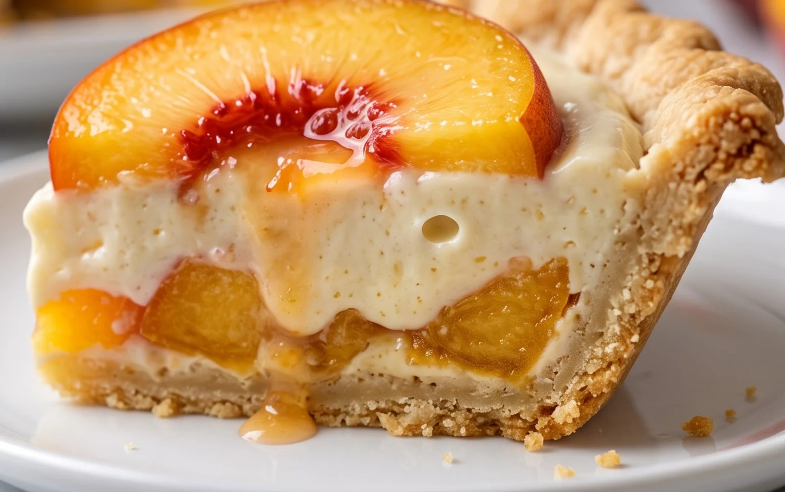 Peaches and Cream Pie