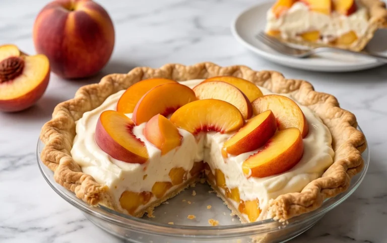 Peaches and Cream Pie