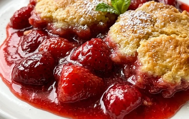 Strawberry Cobbler