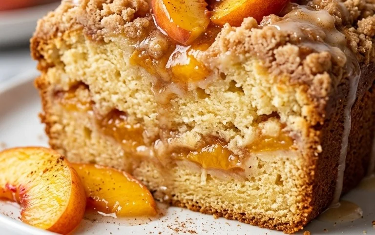 Peach Cobbler Pound Cake