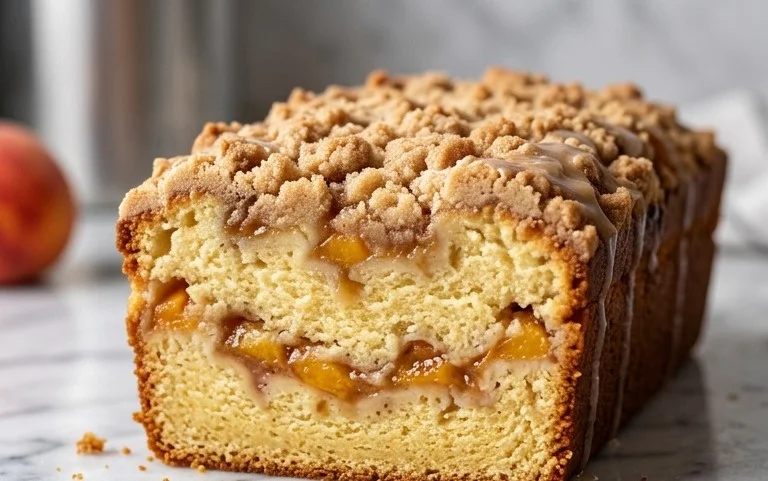 Peach Cobbler Pound Cake