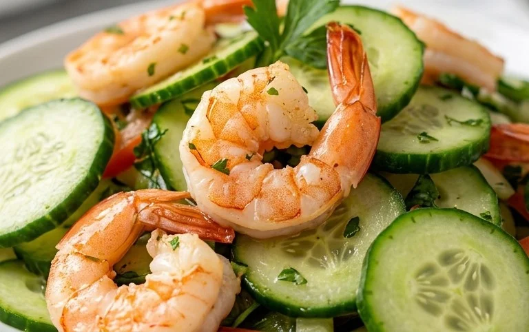 Cucumber Shrimp Salad