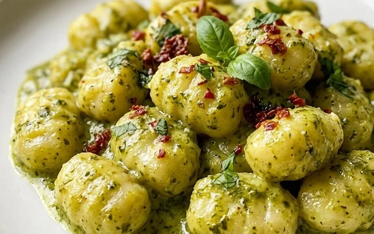 Creamy Pesto Gnocchi