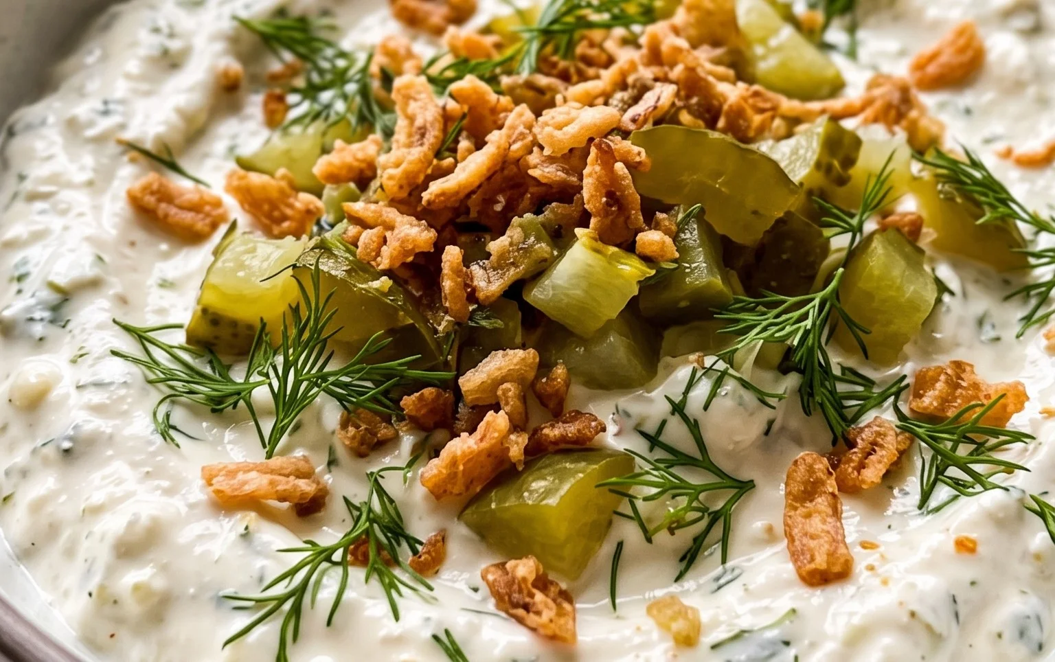 Easy Fried Pickle Dip (Dairy-Free Option)