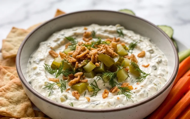 Easy Fried Pickle Dip (Dairy-Free Option)