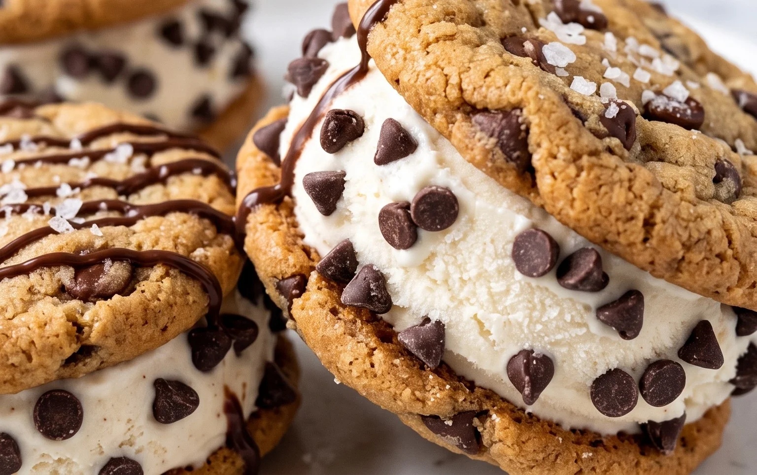 Cookie Ice Cream Sandwiches (Like a Chipwich!)