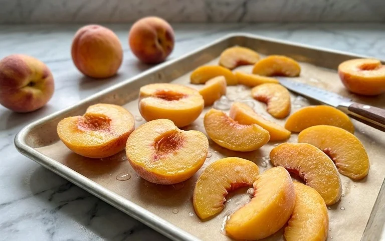 Freezing Peaches, How to Easily Freeze Peaches
