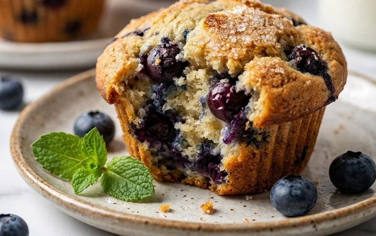 Homemade Blueberry Muffins
