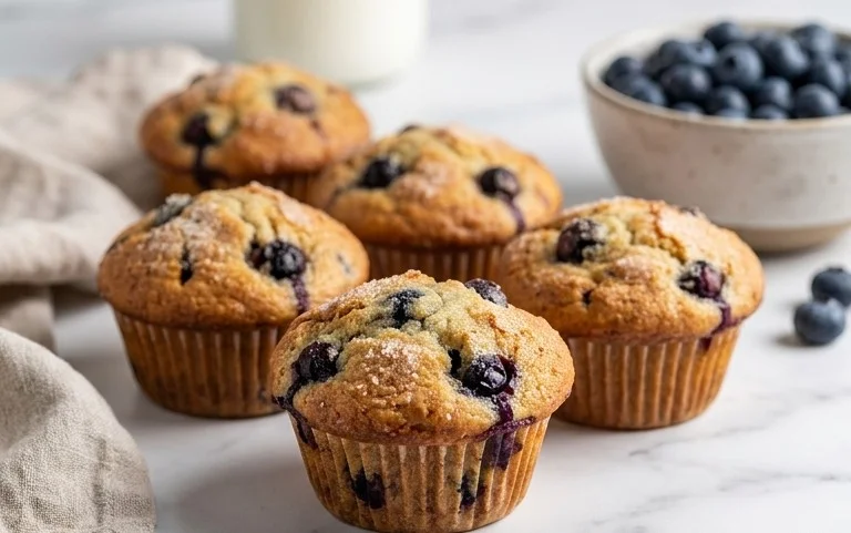 Homemade Blueberry Muffins