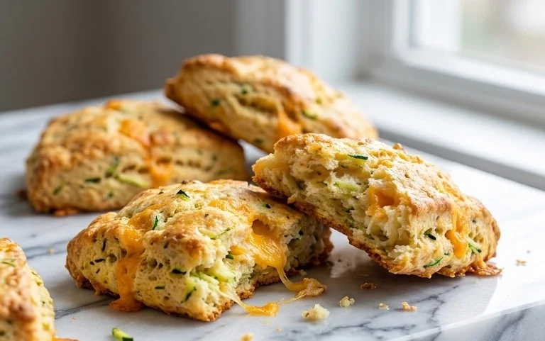 Zucchini Cheddar Scones