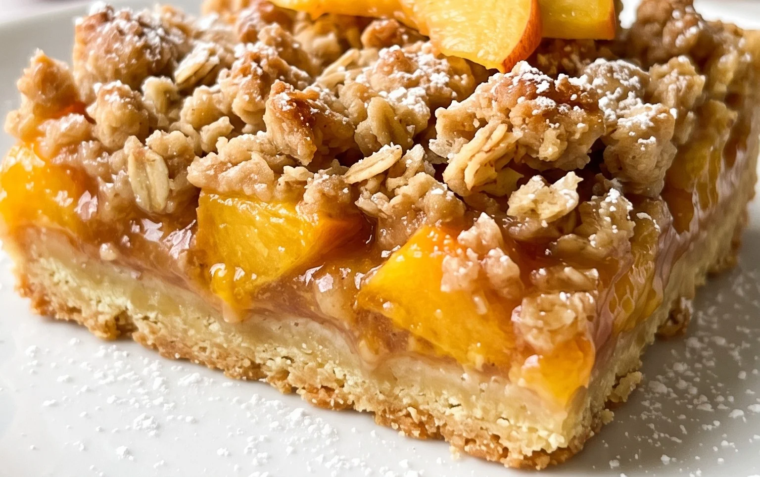 Fresh Peach Crum extractb Bars